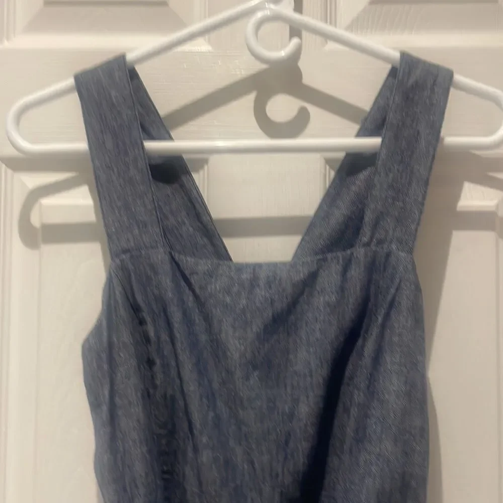 Banana Republic linen blend chambray jumpsuit SZ 0